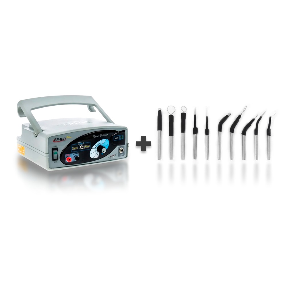 Bisturi Eletrônico BP100 Plus Analógico com Kit de Eletrodos Adicional