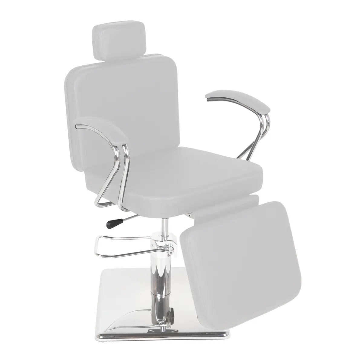 Cadeira de Maquiagem Primma - Encosto e Descanso de Pernas Reclináveis - Pé Quadrado